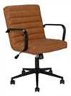 Habitat Alvar Faux Leather Office Chair - Tan