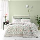 Catherine Lansfield Cameo Floral Green Bedding Set - Single
