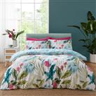 Catherine Lansfield Aruba Tropical Floral Bedding Set-Single