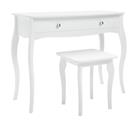 Argos Home Amelie 1 Drawer Dressing Table And Stool -White