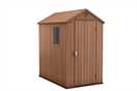 Keter Darwin Apex Brown Garden Storage Shed 4 x 6ft