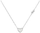 Radley Sterling Silver Mother of Pearl Heart Necklace