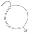 Olivia Burton Silver Celestial North Star Chain Bracelet