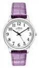 Limit Ladies Purple Faux Leather Strap Watch