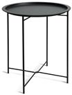 Habitat Pula Folding Metal Side Table - Black