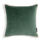 Habitat Cotton Velvet Cushion - Green - 43x43cm