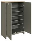 GFW Lancaster 2 Door Shoe Storage Cabinet - Grey