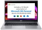 Acer Aspire 3 15.6in 4GB 128GB Laptop + Microsoft 365 Bundle