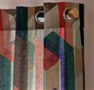 Habitat Chain Print Eyelet Curtain - Multicolor
