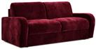 Jay-Be Deco Velvet 3 Seater Sofa Bed - Burgundy