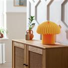 Habitat Origami Mushroom Paper Table Lamp - Yellow