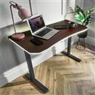 XR Living Oka Large Office Desk - Walnut