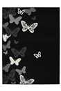 Homemaker Adorn Butterfly Rug - 80x150cm - Black
