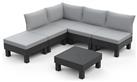 Keter Elements 5 Seater Plastic Garden Sofa Set - Grey
