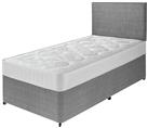 Argos Home Elmdon Comfort Single Divan Bed - Grey