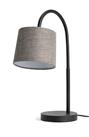 Habitat 45cm Metal Table Lamp - Grey & Black