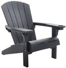 Keter Plastic Adirondack Garden Chair - Graphite