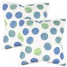 Streetwize Polka Dot Outdoor Cushions - Pack of 4