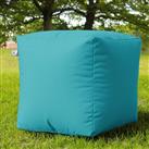 rucomfy Indoor Outdoor Cube Bean Bag - Turquoise
