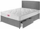 Argos Home Elmdon Comfort 2 Drawer Double Divan Bed - Grey