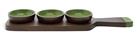 Habitat x Scion 3 Piece Dip Bowls with Board - Green