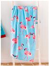 Catherine Lansfield Flamingo Beach Towel - Blue