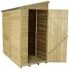 Forest Garden Overlap Windowless Pent Shed - 6 x 3ft