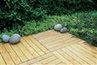 Forest Decking Tiles 60 x 60 cm - Pack of 4.