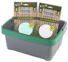 Minky Eco Cleaning Caddy and Cloths Set - Grey