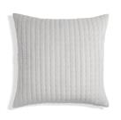 Habitat Quilted Velvet Cushion - Grey - 50x50cm