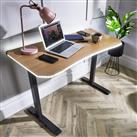 XR Living Oka Large Office Desk - Oak