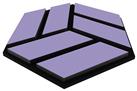 Kraus Acoustic Lavender Hex Wall Panel