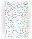Clair De Lune Dino Wedge Changing Mat