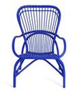 Habitat 60 Wyatt Rattan Chair - Blue