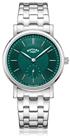 Rotary Men's Stainless Steel Green Bezel Bracelet Watch
