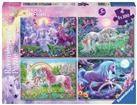 Ravensburger Magical Unicorn 4x100 Piece Puzzle Bumper Pack