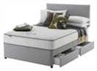 Silentnight Memory Small Double 4 Drawer Divan Bed - Grey