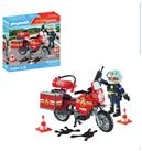 Playmobil 71466 Action Heroes: Motorcycle & Oil Spill