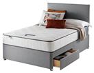 Silentnight Comfort Small Double 2 Drawer Divan bed - Grey