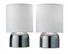 Argos Home Pair of Touch Table Lamps - Super White