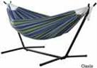Vivere Oasis Double Hammock with Metal Stand