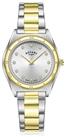 Rotary Ladies Two Tone Stainless Steel Silver Bracelet Watch