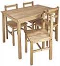 Argos Home Raye Solid Wood Dining Table & 4 Chairs