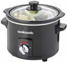 Cookworks 1.5L Compact Slow Cooker - Black