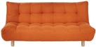 Habitat Kota 3 Seater Fabric Clic Clac Sofa Bed - Orange