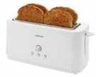 Cookworks Long Slot 4 Slice Toaster - White