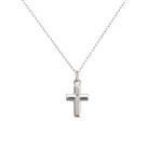 Revere Sterling Silver Mini Cross Pendant Necklace