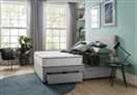 Silentnight Pavia Small Double 2 Drawer Divan Bed - Grey