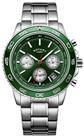 Rotary Men's Stainless Steel Green Dial Bracelet Watch