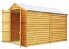 Mercia Wooden 10 x 6ft Overlap Windowless Shed